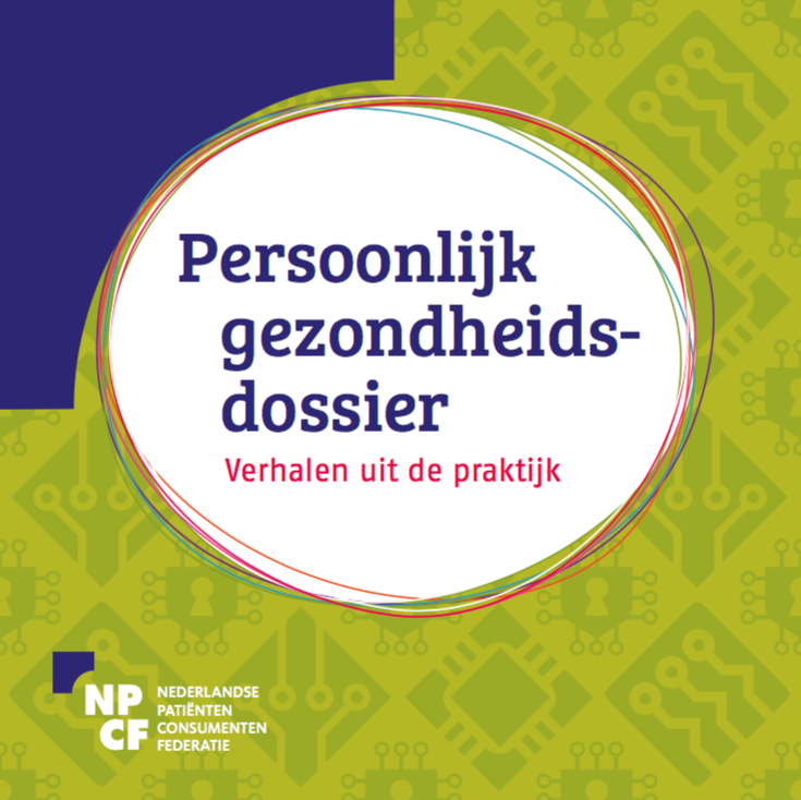 Persoonlijk gezondheidsdossier kaft boekje